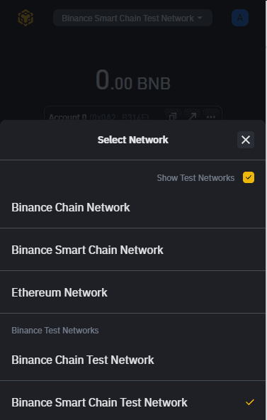انتقال BNB از Binance Smart Chain